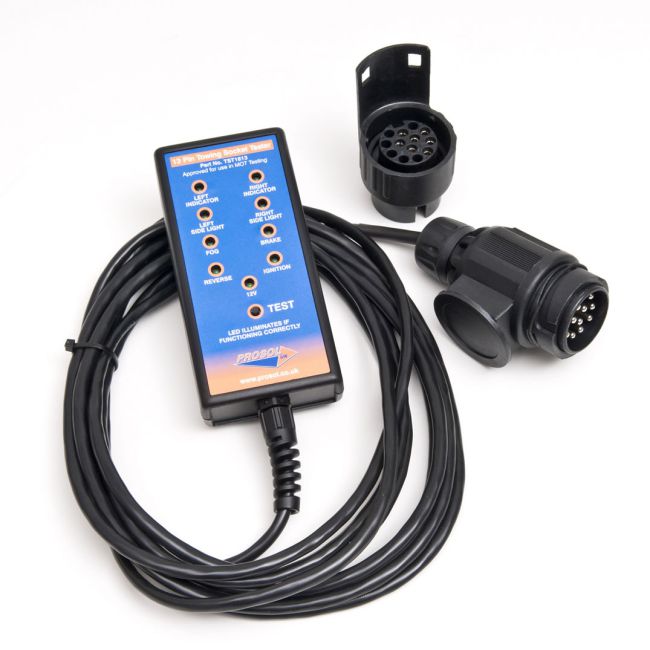 13 PIN Towbar Trailer Socket Tester – DVSA APPROVED for MOT Use 13/7 PIN Towbar Trailer Socket Tester – DVSA APPROVED for MOT Use