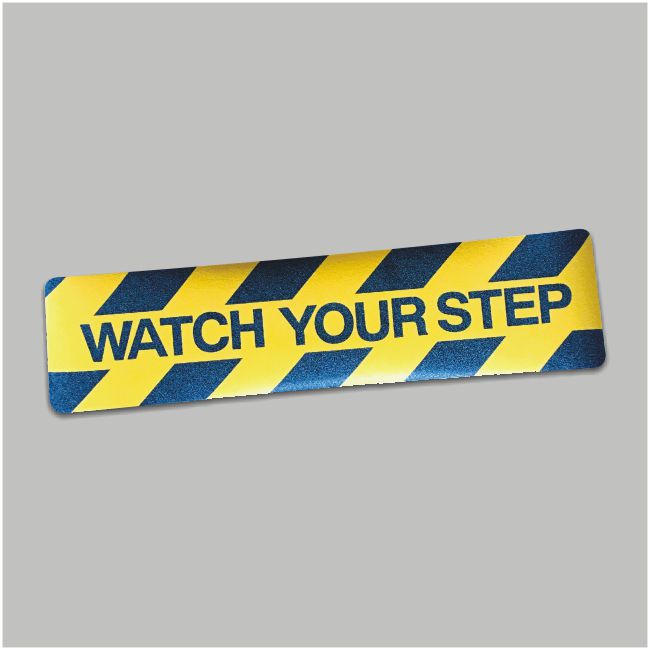 Anti-Slip Floor Sticker – WATCH YOUR STEP Anti-Slip Floor Sticker – WATCH YOUR STEP