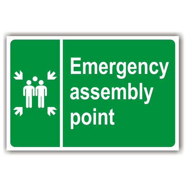 Emergency Assembly Point Sign Emergency Assembly Point Sign