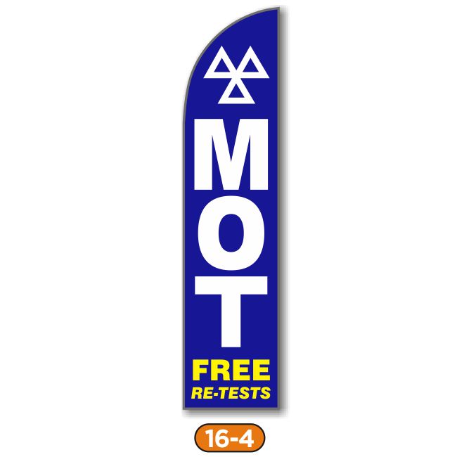 Feather Flag – MOT, Free Re-Tests Feather Flag – MOT, Free Re-Tests