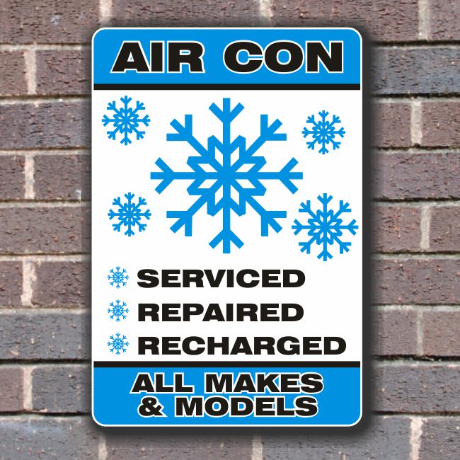 Sign Panels for Wall Mounting – Air Con, Serviced, Repaired Sign Panels for Wall Mounting – Air Con, Serviced, Repaired