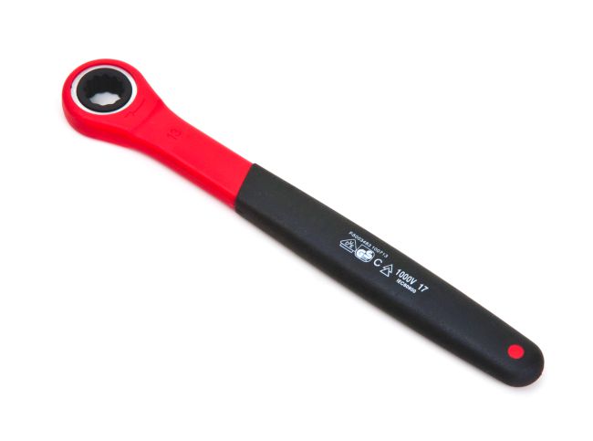 Ratchet Ring Spanner VDE 13mm Insulated Ratchet Ring Spanner 13mm – VDE Certified