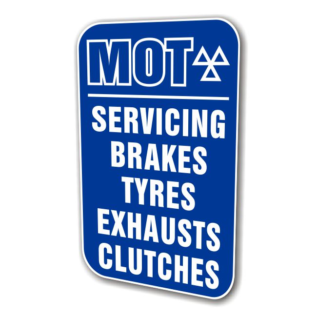 REPLACEMENT PANEL ONLY MOT Servicing Brakes REPLACEMENT PANEL MOT Servicing Brakes – Swinger Sign