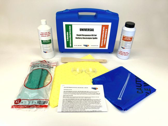 Spill Response Kit for LITHIUM & NiMH Battery Electrolyte – UNIVERSAL UNIVERSAL – Spill Response Kit for LITHIUM & NiMH Battery Electrolyte