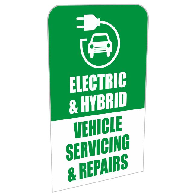 REPLACEMENT PANEL Electric & Hybrid Vehicles Servicing & Repairs – Pavement Sign REPLACEMENT PANEL Electric & Hybrid Vehicles Servicing & Repairs – Pavement Sign