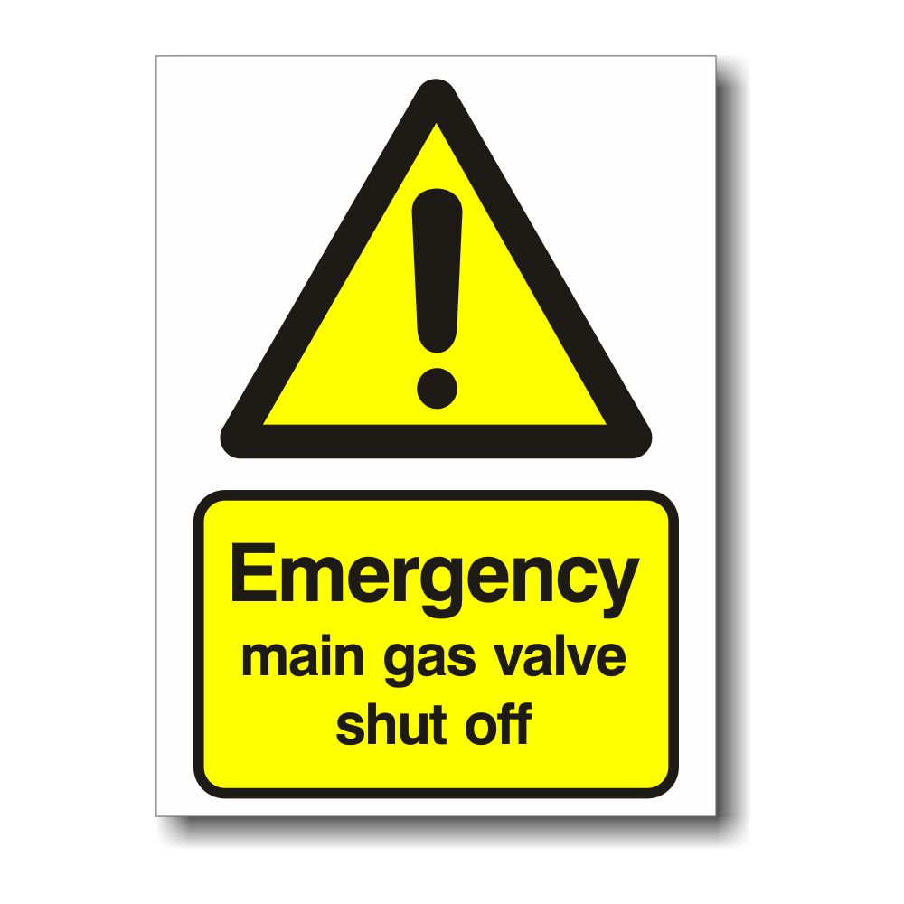 Warning Vehicles Reversing (Copy) Emergency main gas valve shut off