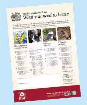 Safety Poster – Health and Safety (required by law)