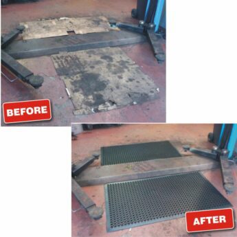 Rubber Floor Mat honeycomb – anti-slip and fatigue