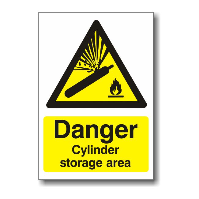 Danger Cylinder Storage Area Danger Cylinder Storage Area