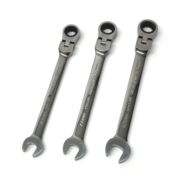 Flexi head Combination Spanners Set Flexi Head Combination Spanners – 3 PCE SET – 10,11,12mm
