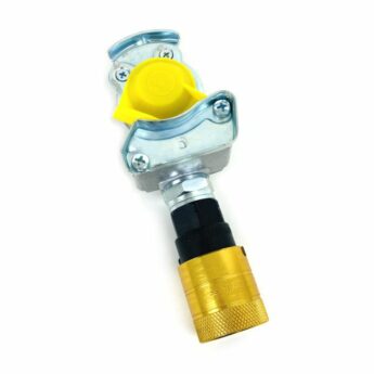 Palm Coupling SERVICE LINE (Yellow) w V/L Female C Coupling